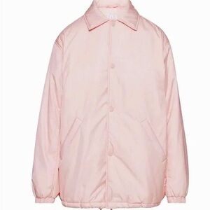 Aritzia TNA Coaches Jacket, size Small in Poetic Pink